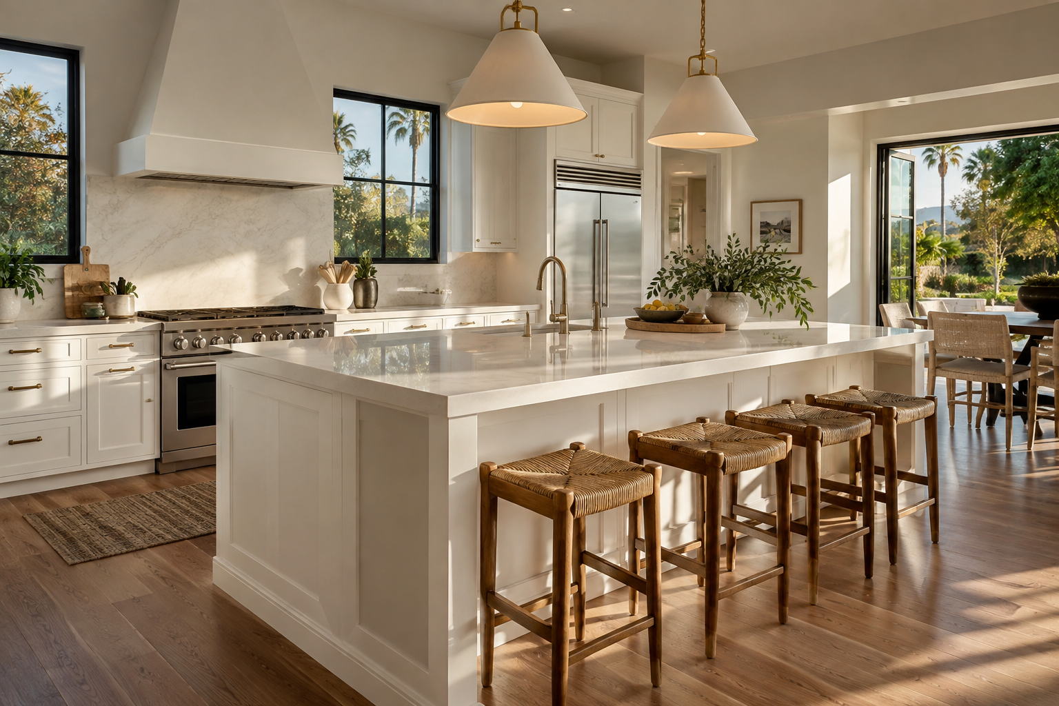 A Southern California home, illustrative